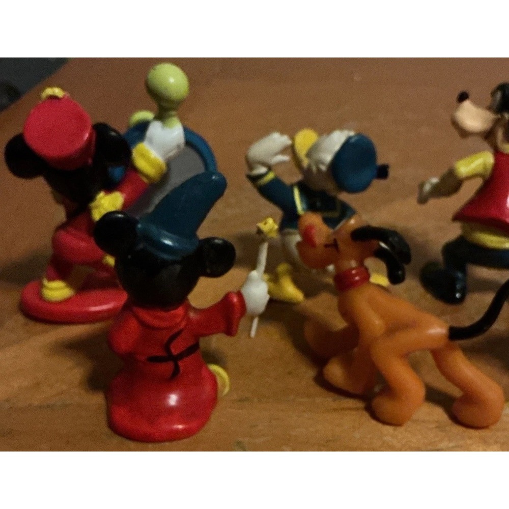 Small Lot Of 9 Disney‎ PVC Figures, Mickey Mouse, Donald Duck, Goofy, Tallest 3" - Picture 8 of 13